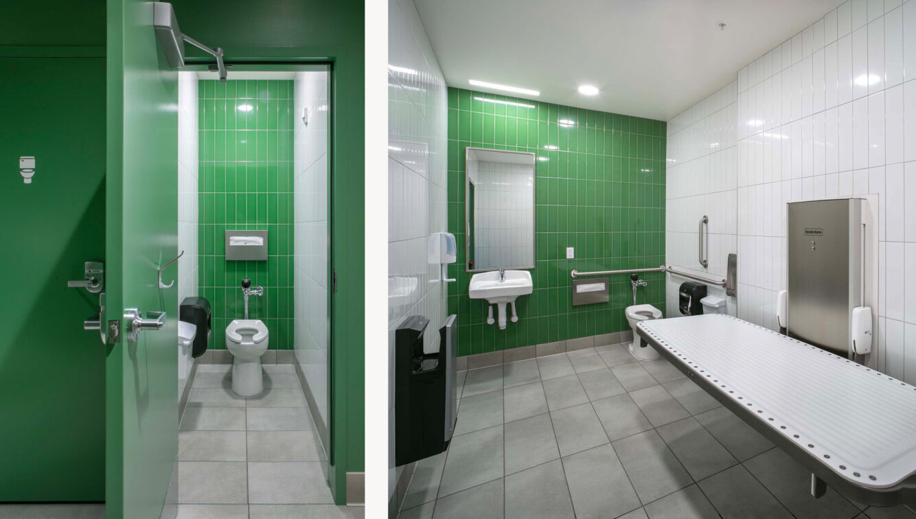 restroom diptich